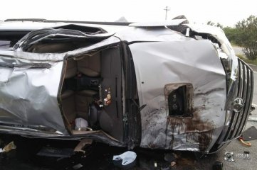 Nandamuri Harikrishna Accident Photos